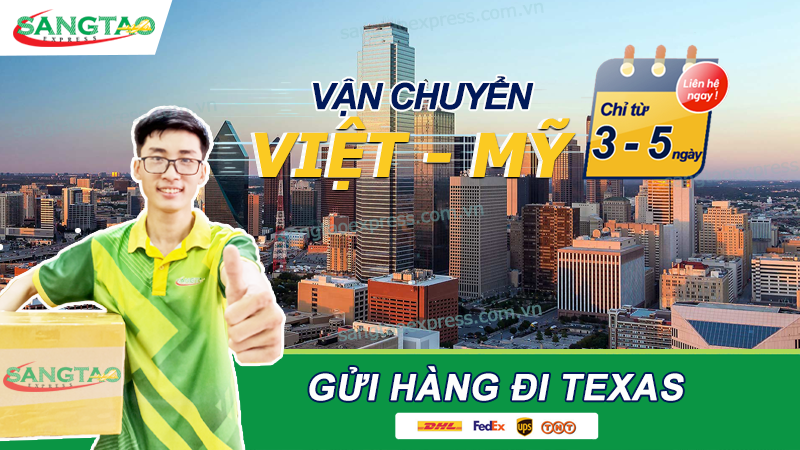gửi hàng đi texas, gửi hàng đi mỹ